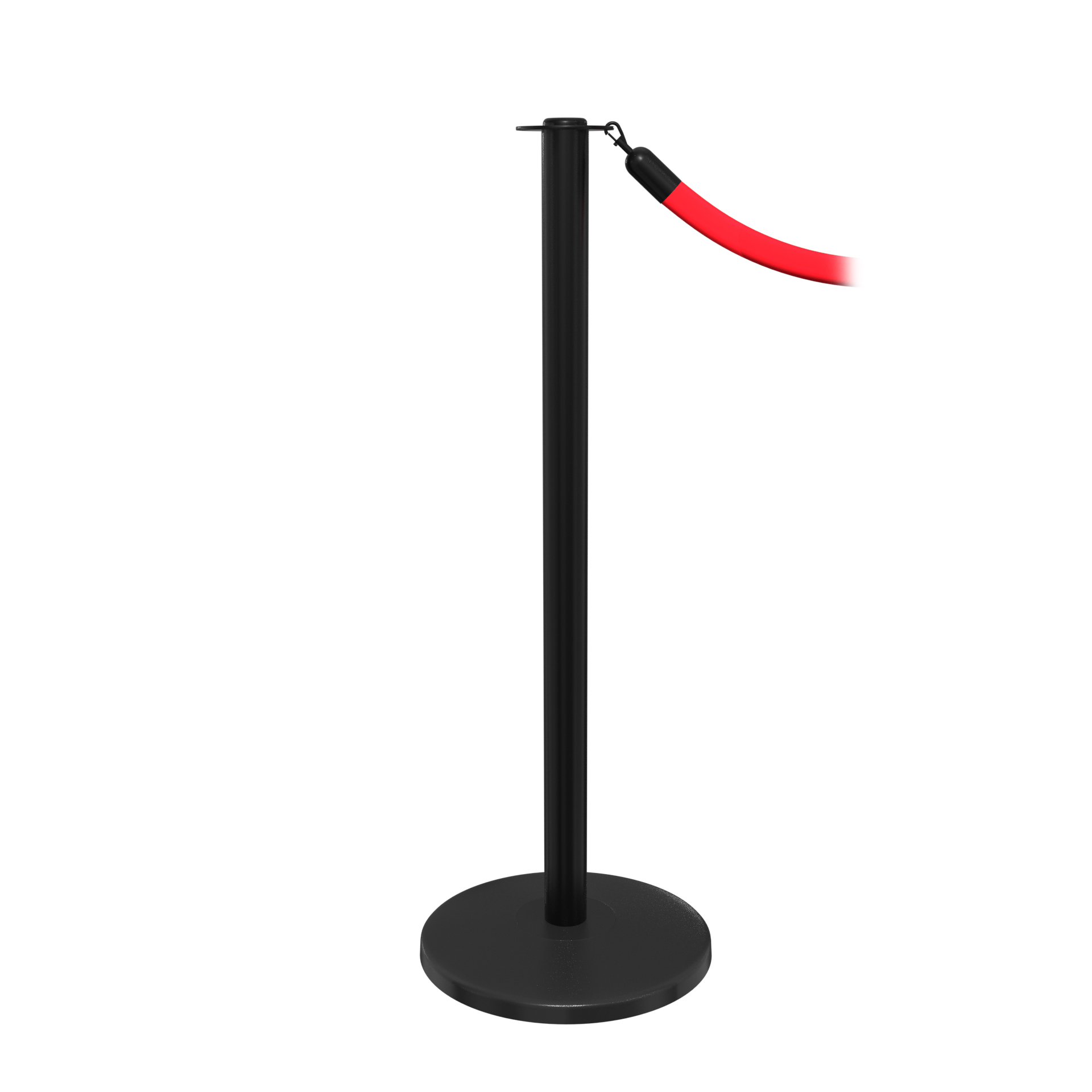 Black Economy Classic Stanchion with Flat Top