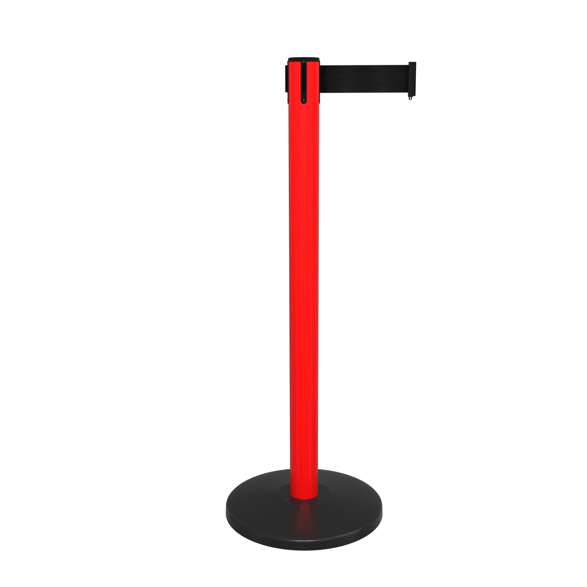 Red SafetyMaster 450 Retractable Belt Barrier