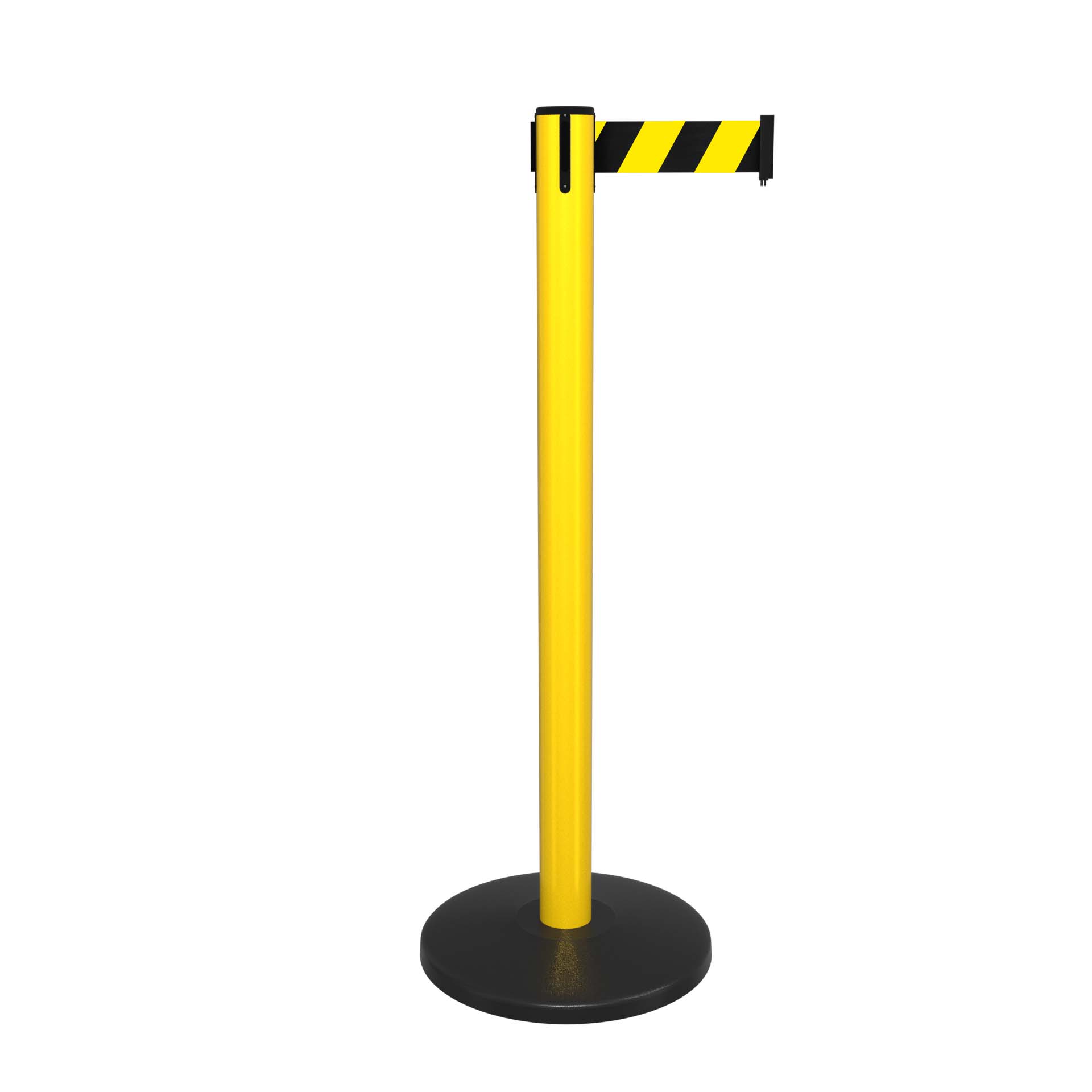 Yellow SafetyMaster 450 Retractable Belt Barrier