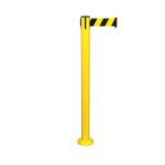 Yellow SafetyPro 250 Fixed Retractable Belt Barrier