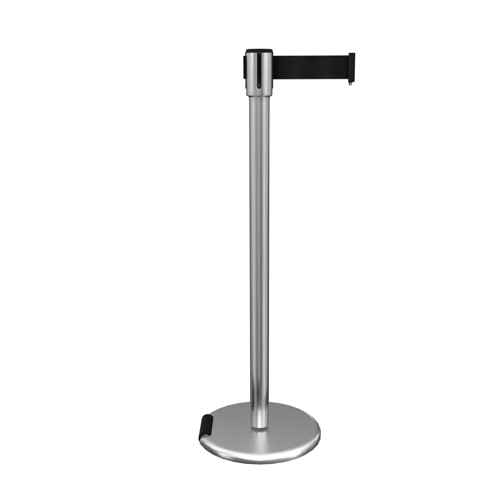 Portable Roller Pro 200 Stanchion Model with Satin Stainless Finish