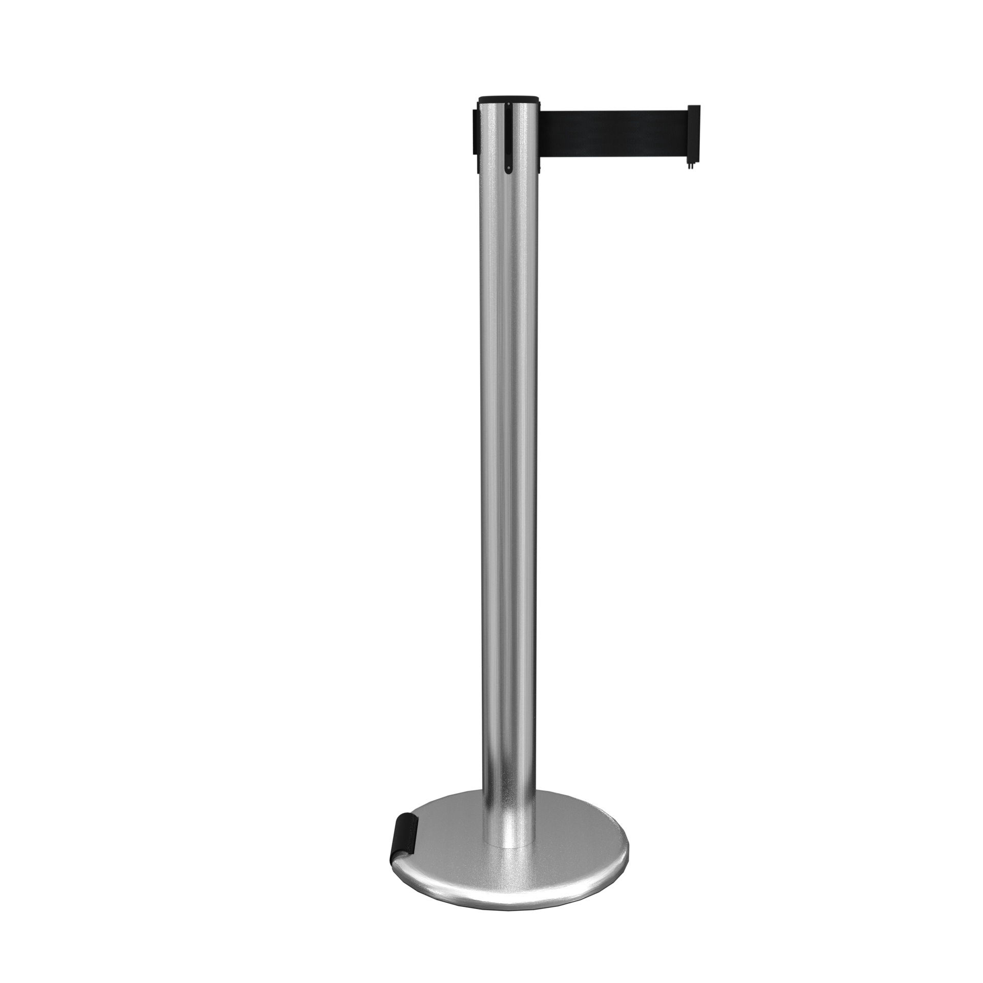 Portable Roller Pro 300 Stanchion Model with Satin Stainless Finish