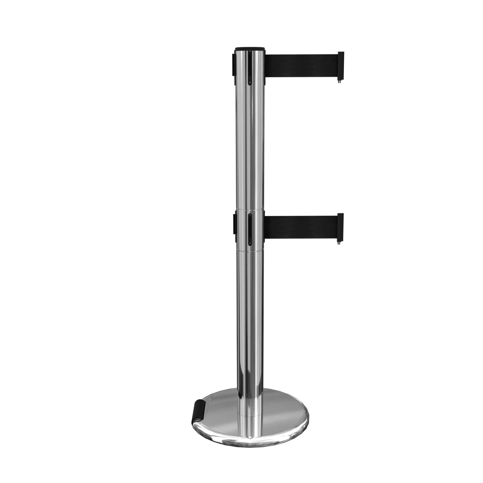 Portable Roller Pro 300 twin Stanchion Model with Polished Stainless Finish