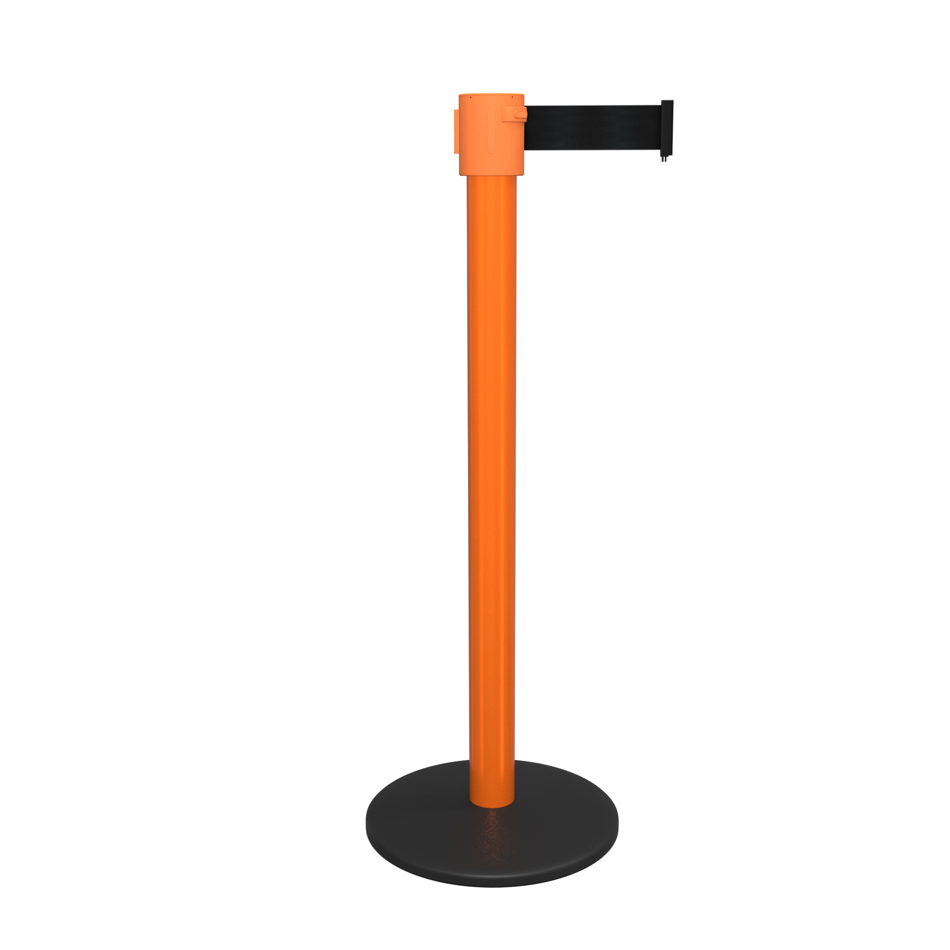 Orange SafetyPro 335 Retractable Belt Barrier