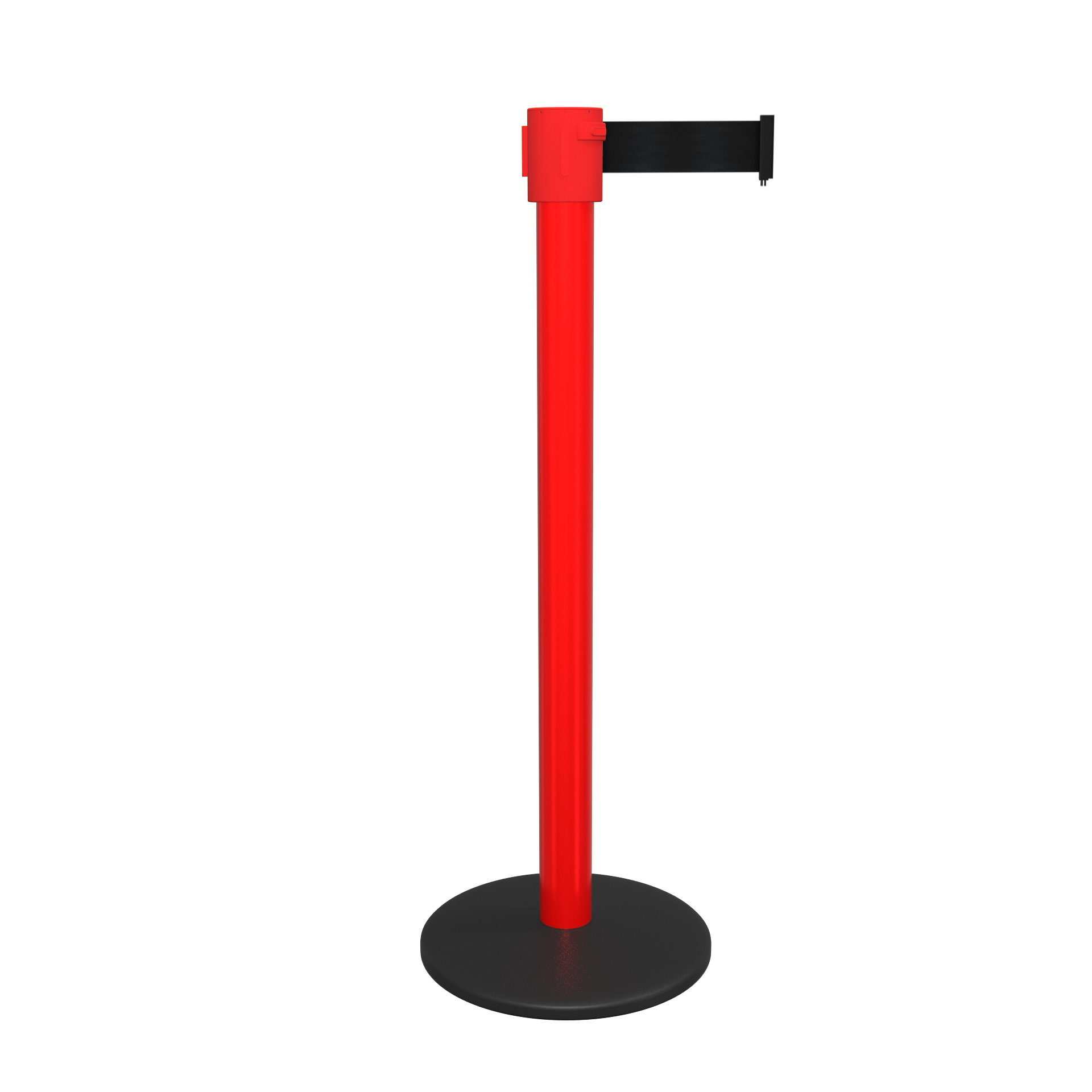 Red SafetyPro 335 Retractable Belt Barrier