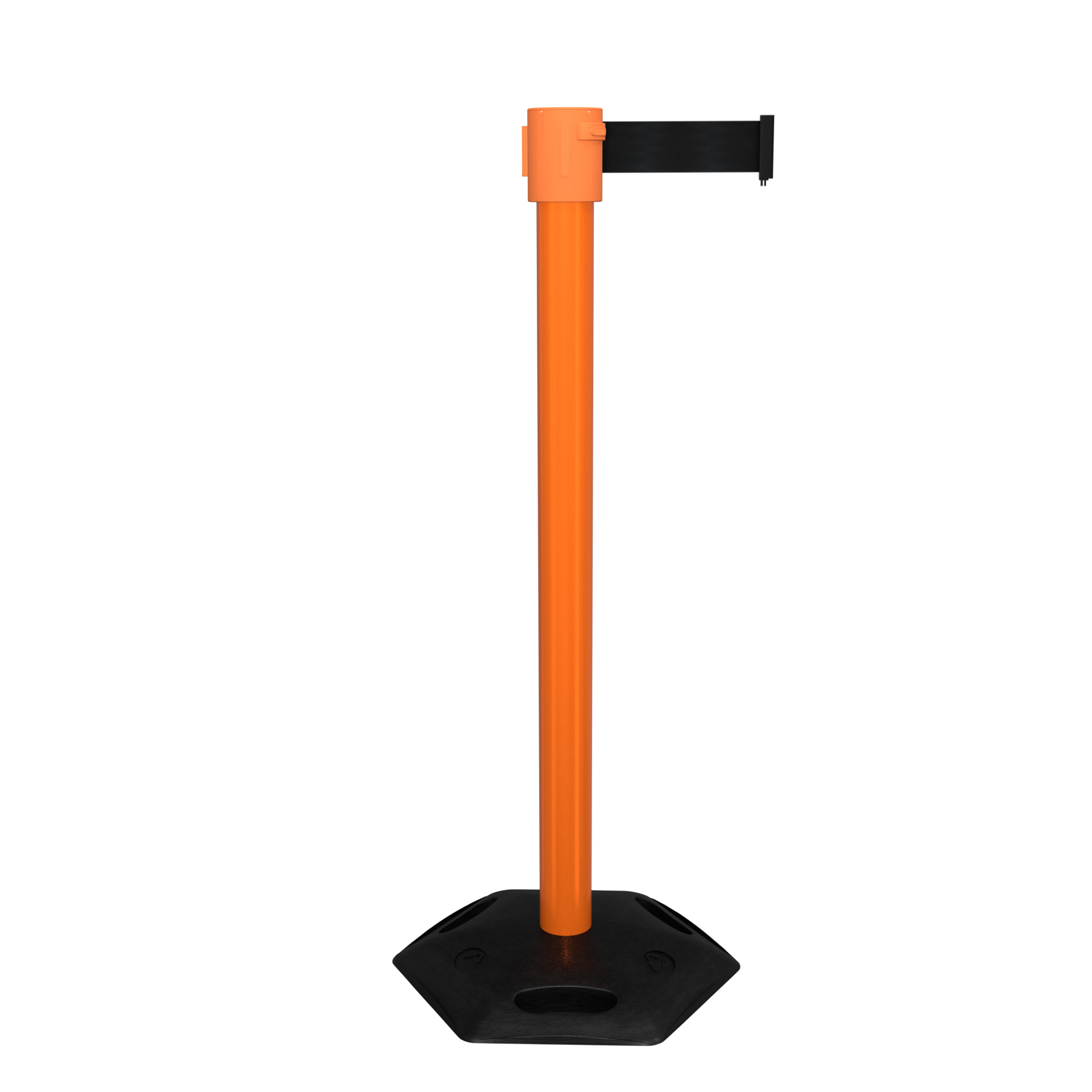 Orange WeatherMaster 335 Retractable Belt Barrier