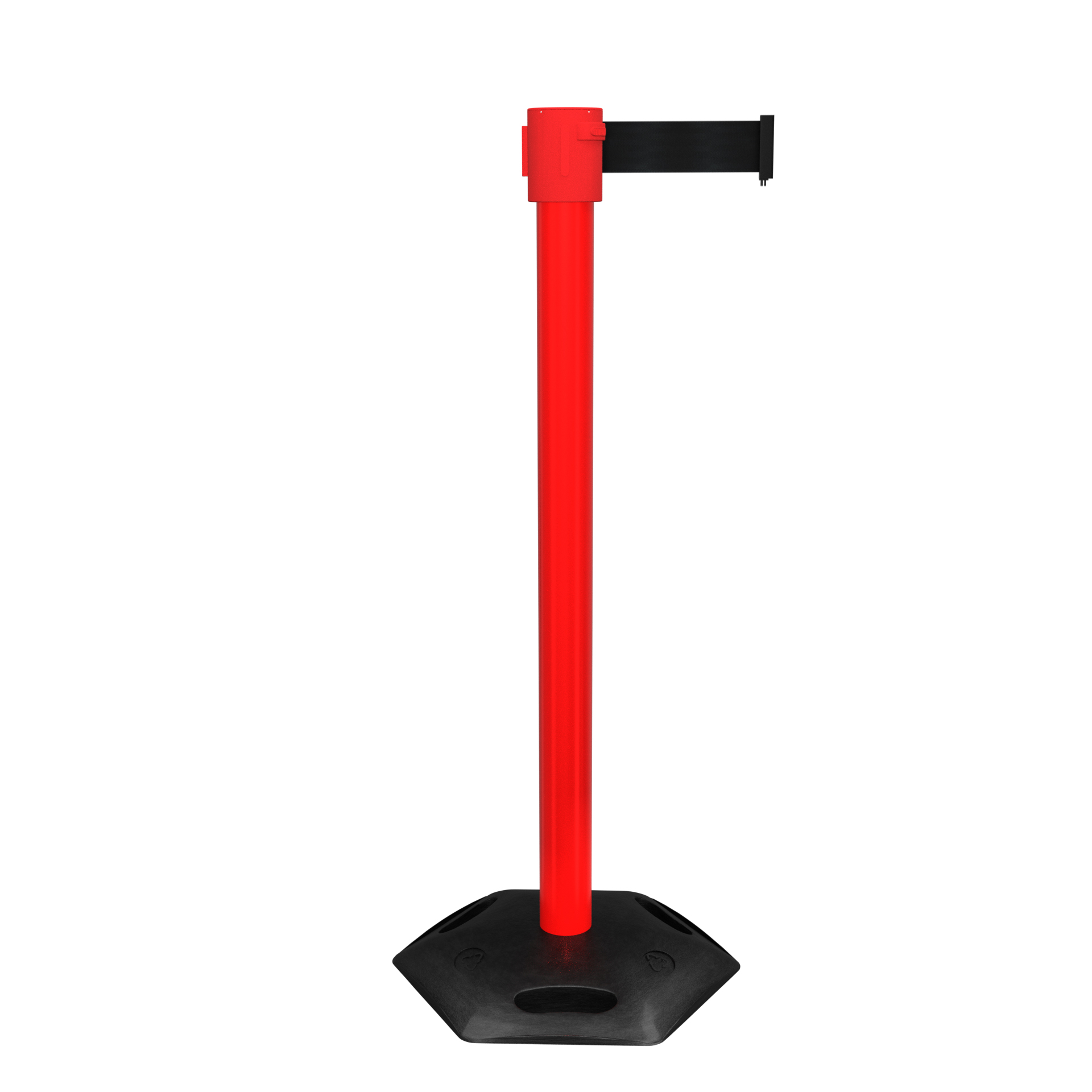 Red WeatherMaster 335 Retractable Belt Barrier