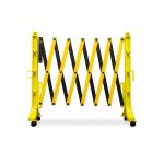 accordion-expanding-barricade-master110-yellow