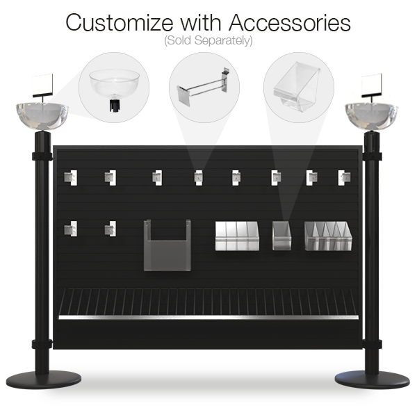 Customize with accessories - Slatwall Panel