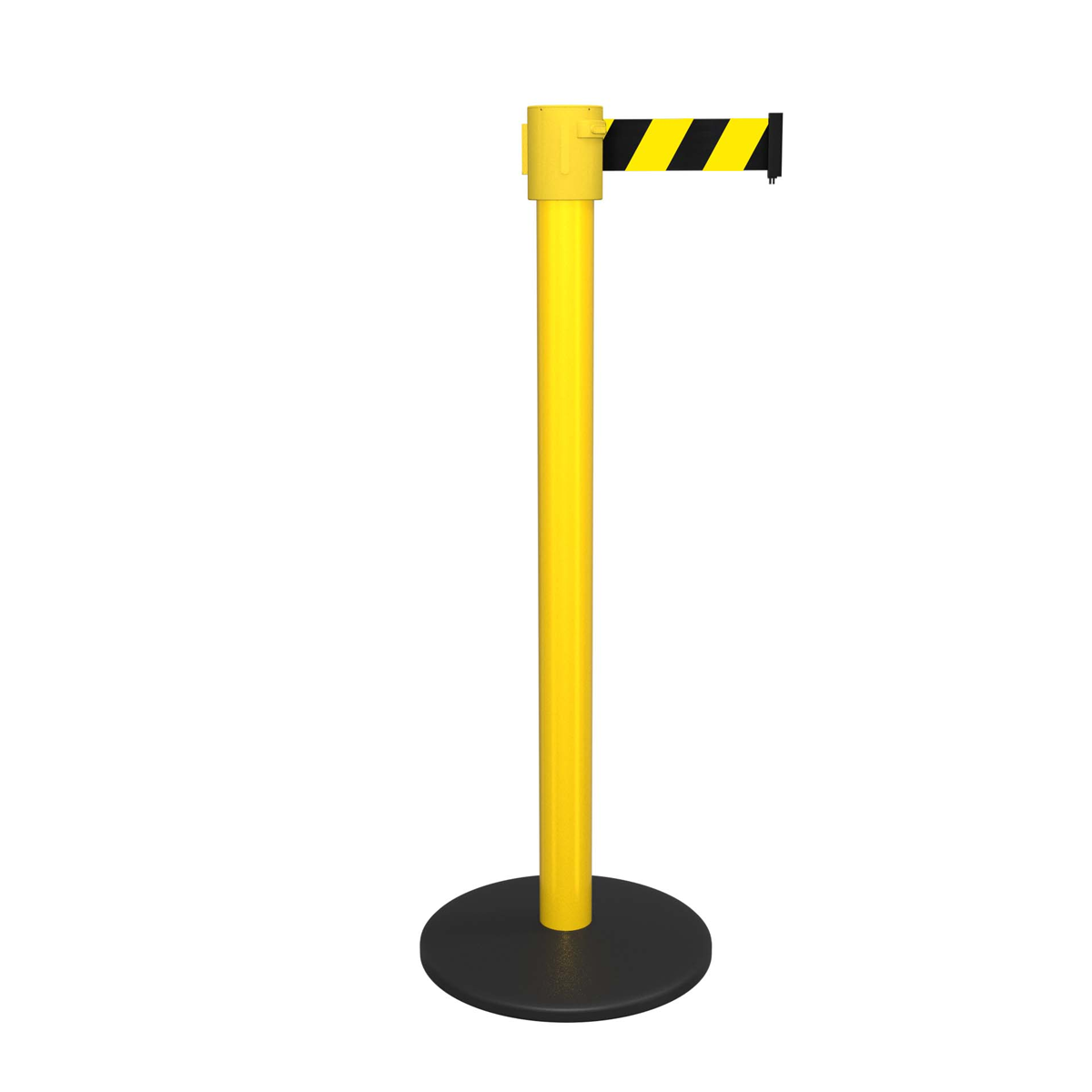 Yellow SafetyPro 335 Retractable Belt Barrier