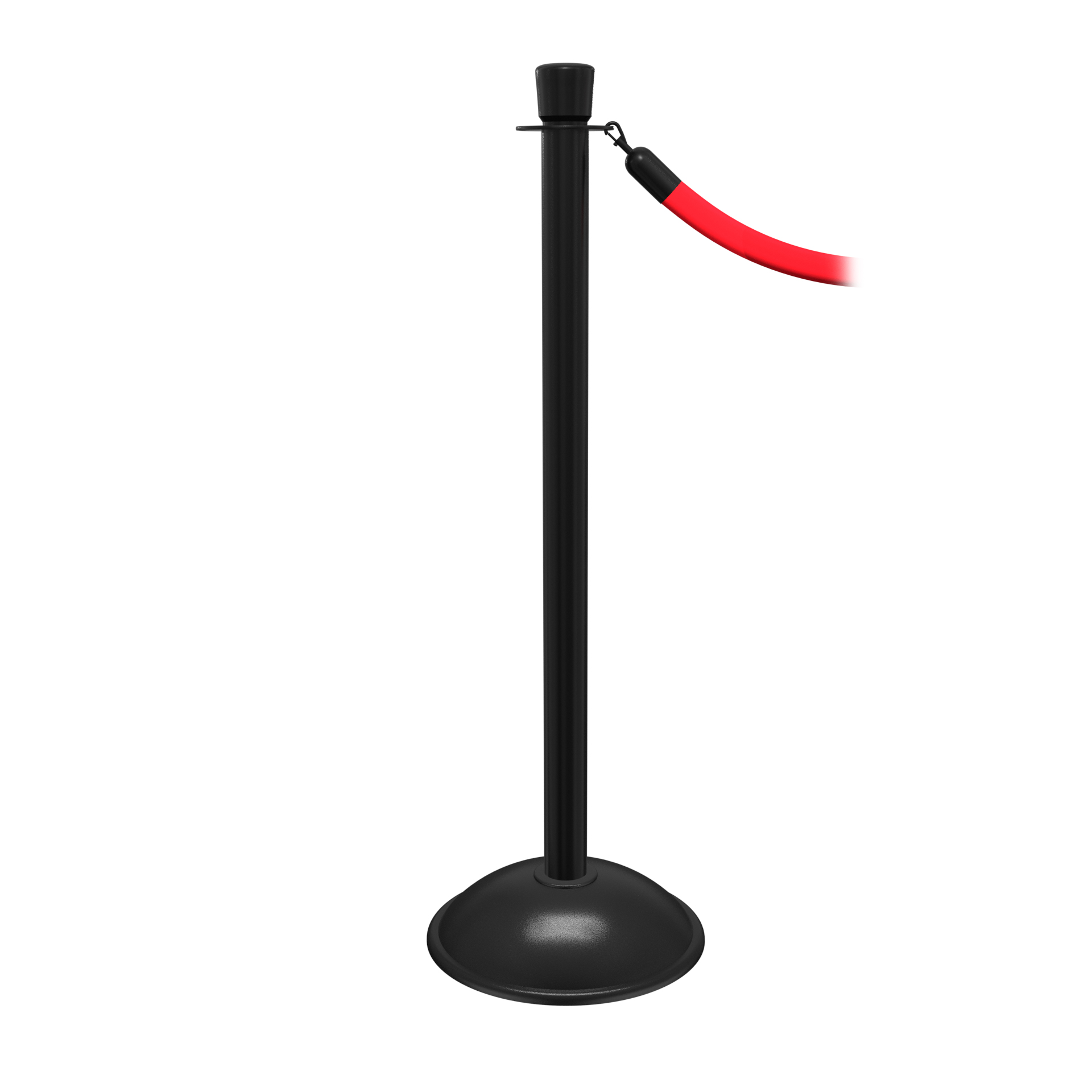 Black Classic Dome Stanchion with Ball Top