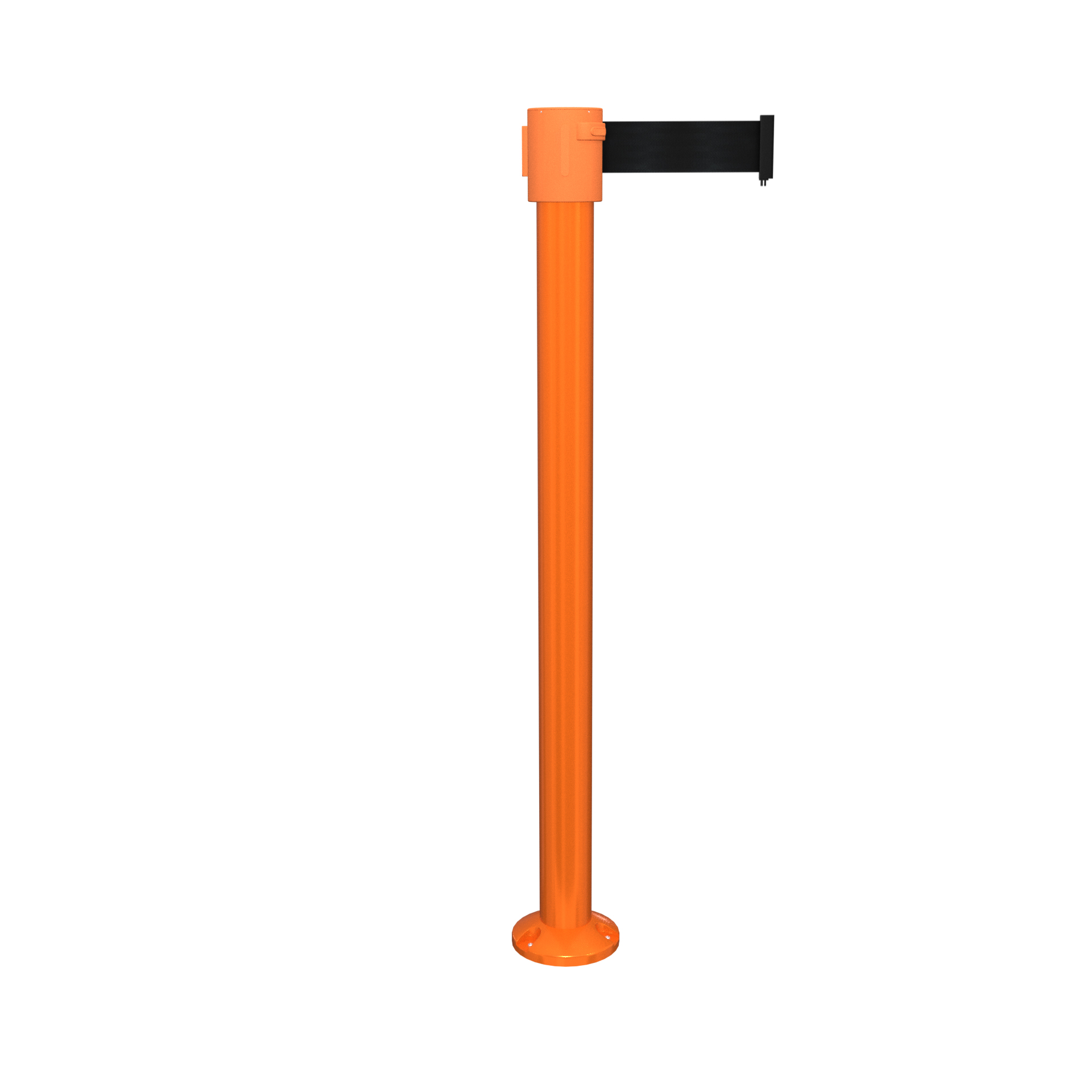 Orange SafetyPro 335 Fixed Retractable Belt Barrier