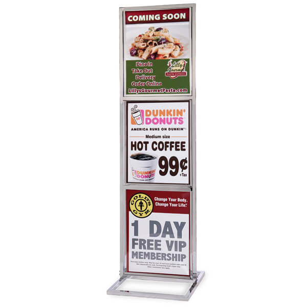 Triple Frame Poster Stand