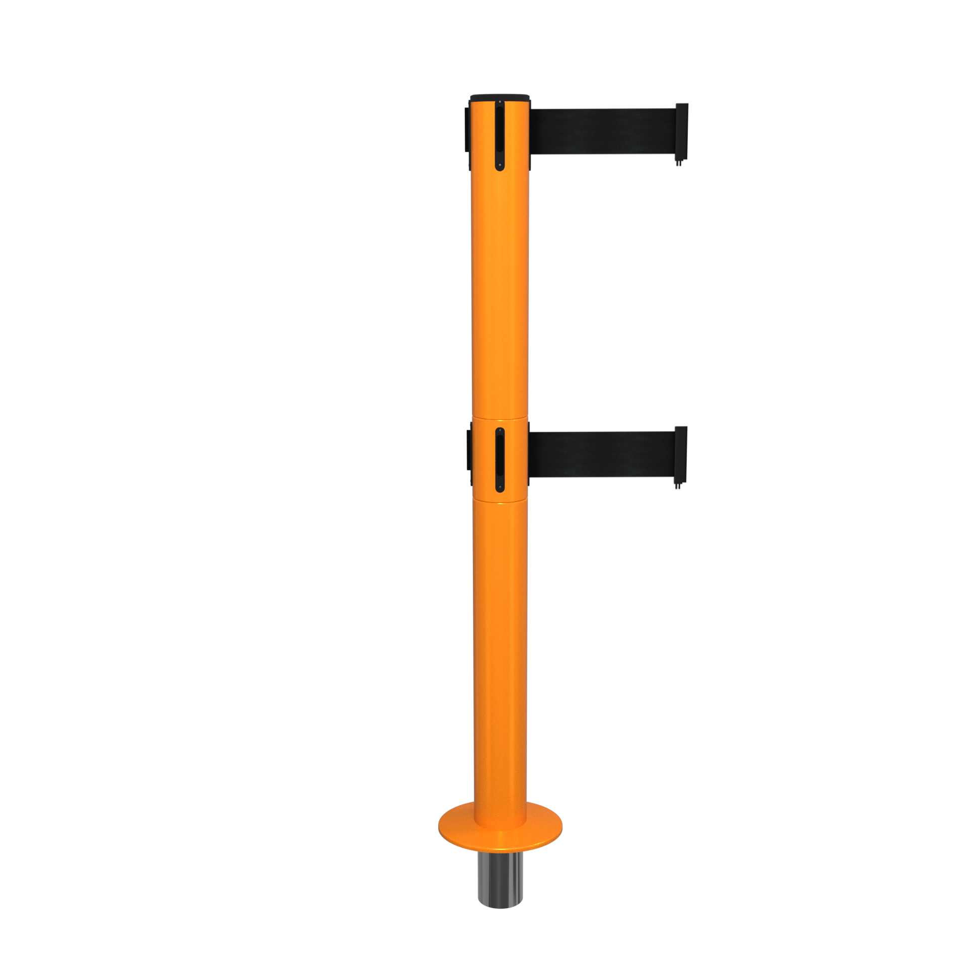 Orange SafetyPro 300 Removable Retractable Belt Barrier