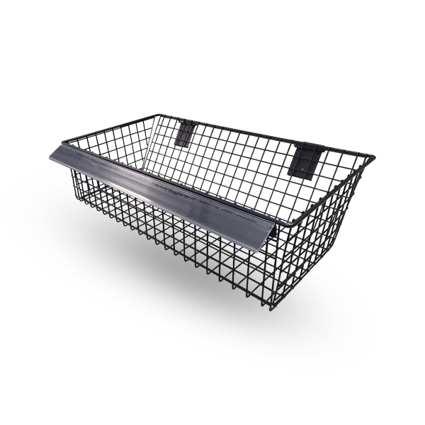 Black Merchandising basket