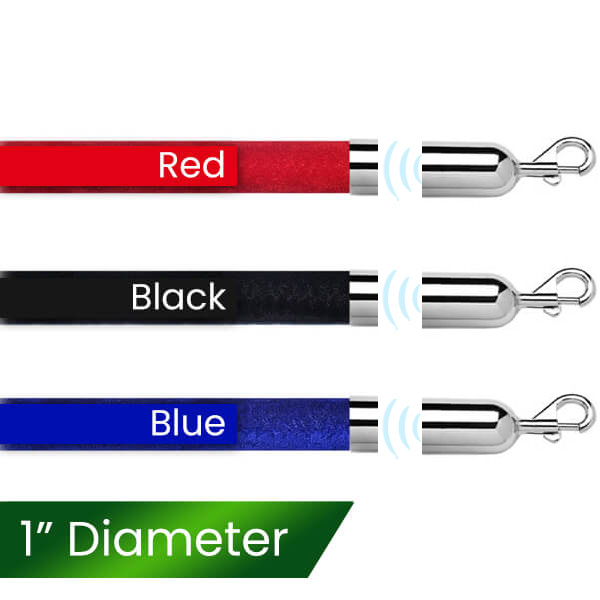 breakaway belt ends on the 3 belt colors