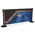 6ft post and panel bundle black