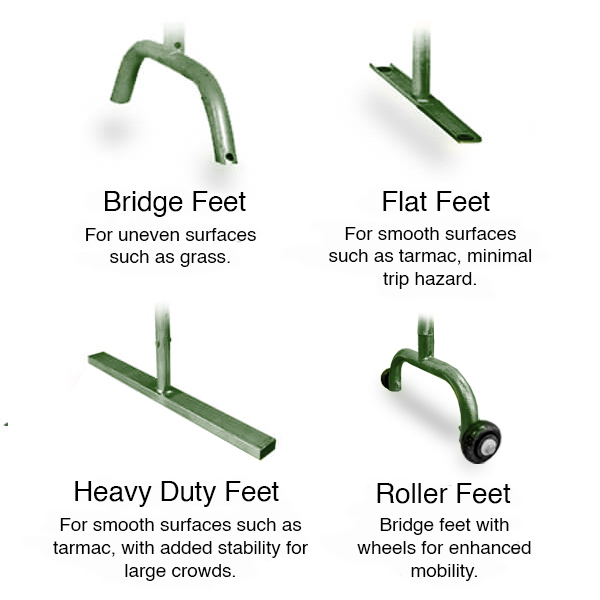 Green Barricade Feet