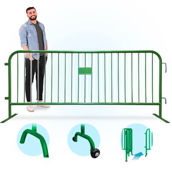 steel-barricades-green