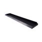 small flat black shelf