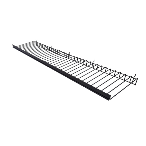 small black wire shelf