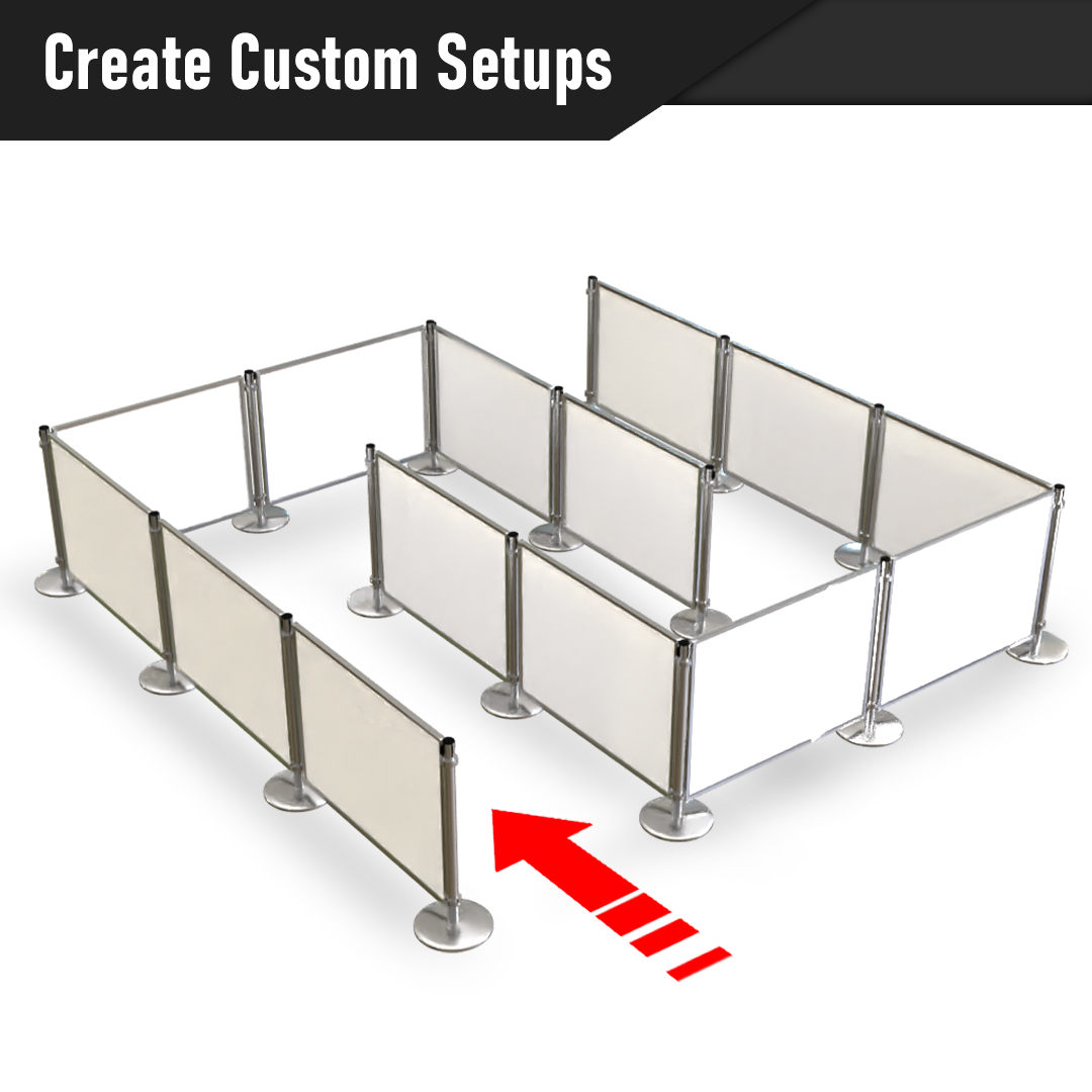 4ft solid panel in use