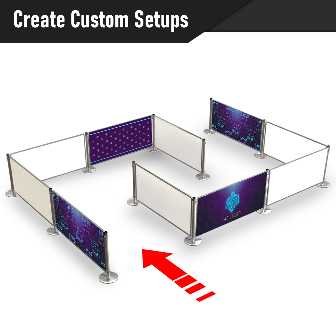 6ft satin stainless panel bundle in use