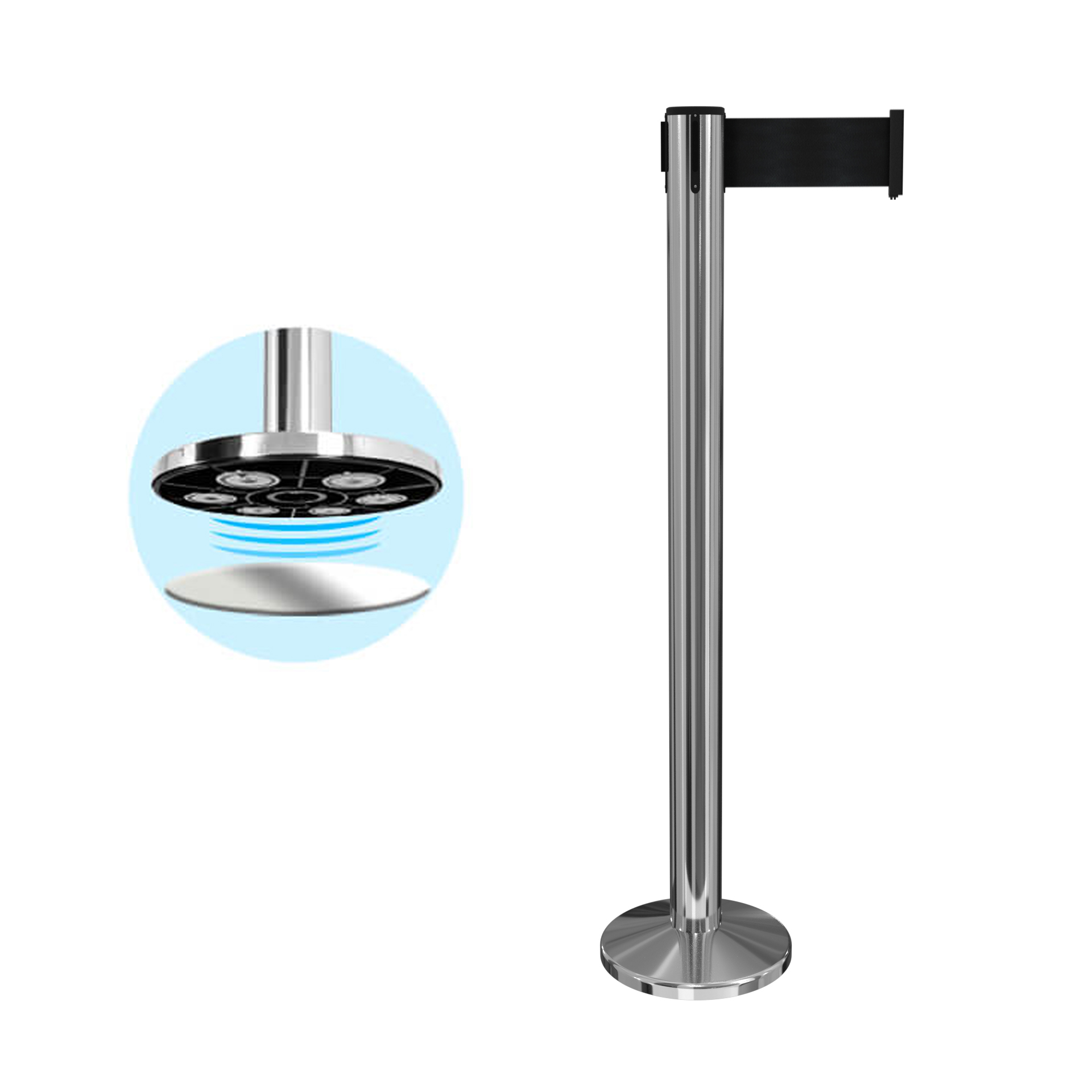 Large Belt Magnetic Stanchion