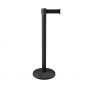 Black Queuemaster 550 Retractable Belt Barrier