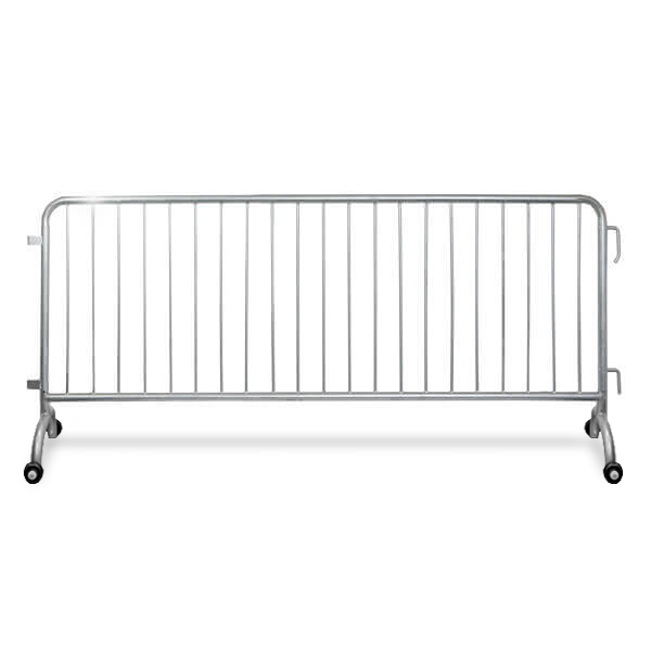 Steel Barricade With Roller Feet