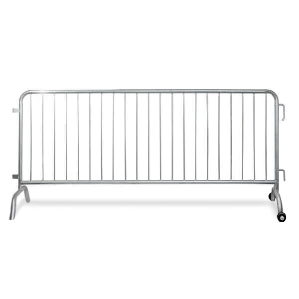 Steel Barricade With Bridge and Roller Feet