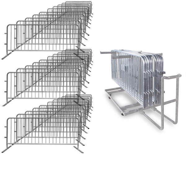 30 pack barricade and cart bundle