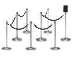 rope barriers polished stainless 8 pack