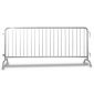 8 foot steel barricade with bridge feet