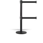 PREMIUM RETRACTABLE BELT BARRIER – QUEUEPRO 250 TWIN – 11 FT 13 FT BELT