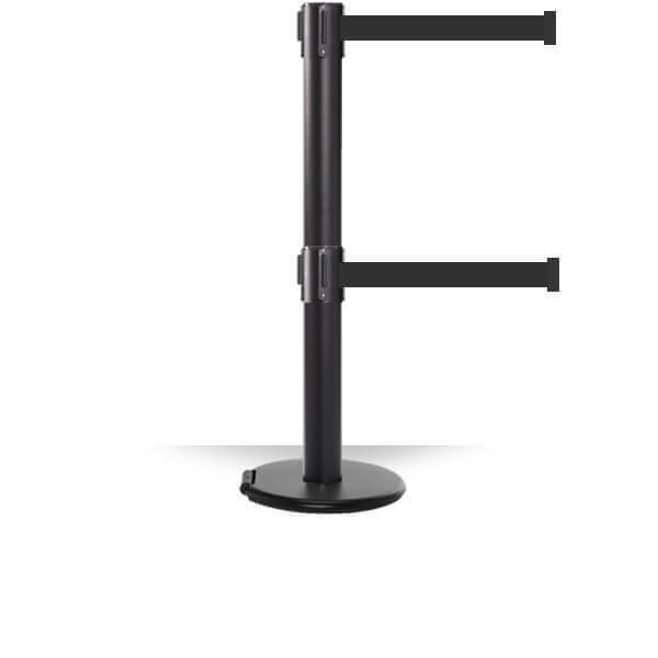 ROLLER RETRACTABLE BELT STANCHION – ROLLERPRO 300 TWIN – 16 FT BELT