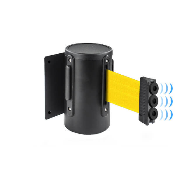 STEEL-WALL-MOUNTED-RETRACTABLE-BELT-BARRIER-MAGNETIC-WALLMASTER-300-10FT-BELT