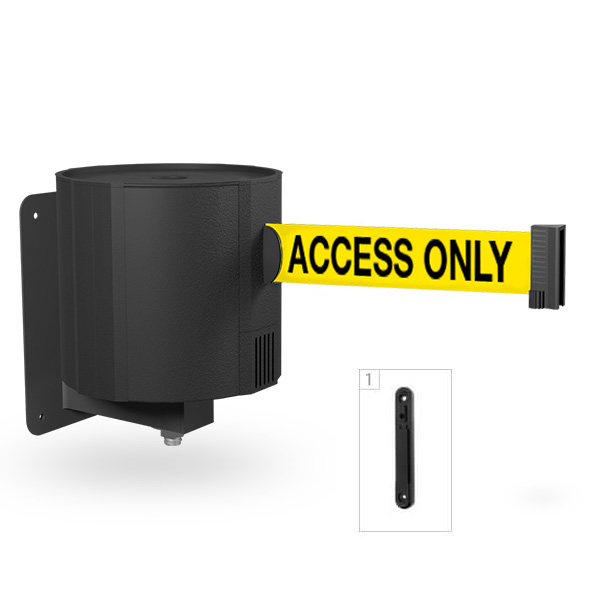 Authorized Access Only Long Belted Wall Mount