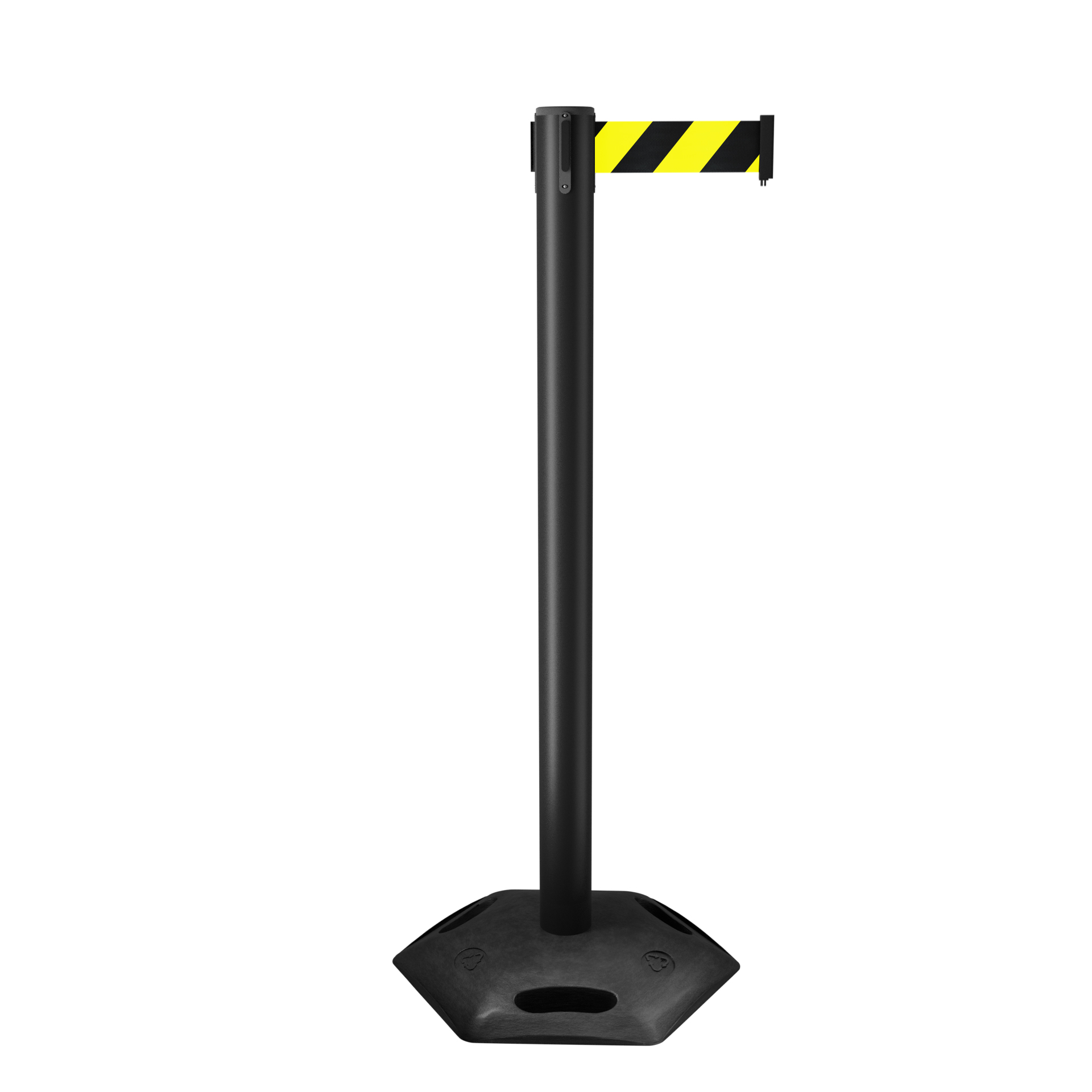 Black WeatherMaster 250 Retractable Belt Barrier