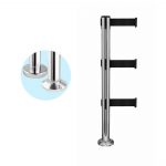 Triple Belt Fixed Stanchion