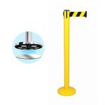 Magnetic Safetypro 250 Retractable Belt Barrier yellow