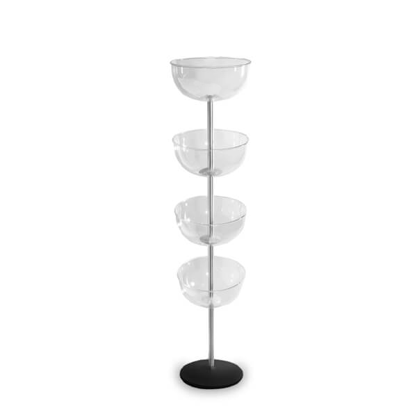 4 Bowl Impulse Display Bowl Tower