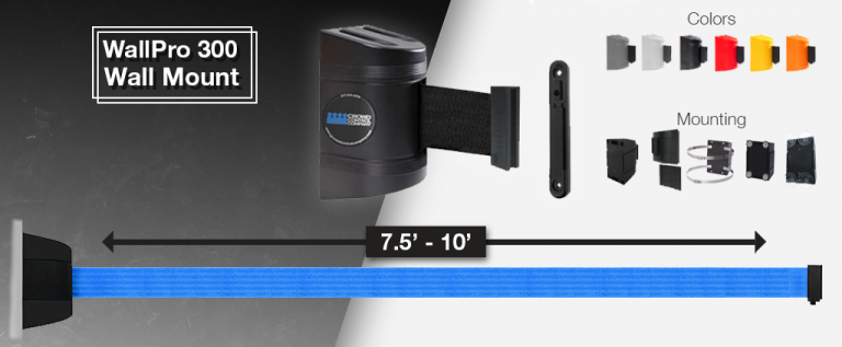 Wallpro The WallPro 300: Efficient Wall-Mounted Queue Management | Crowd ...