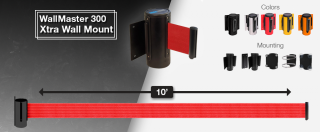 Wallmaster Samples WallMaster 300 Xtra: Wall Mount Barriers with a 3-Inch Visibility Boost ...