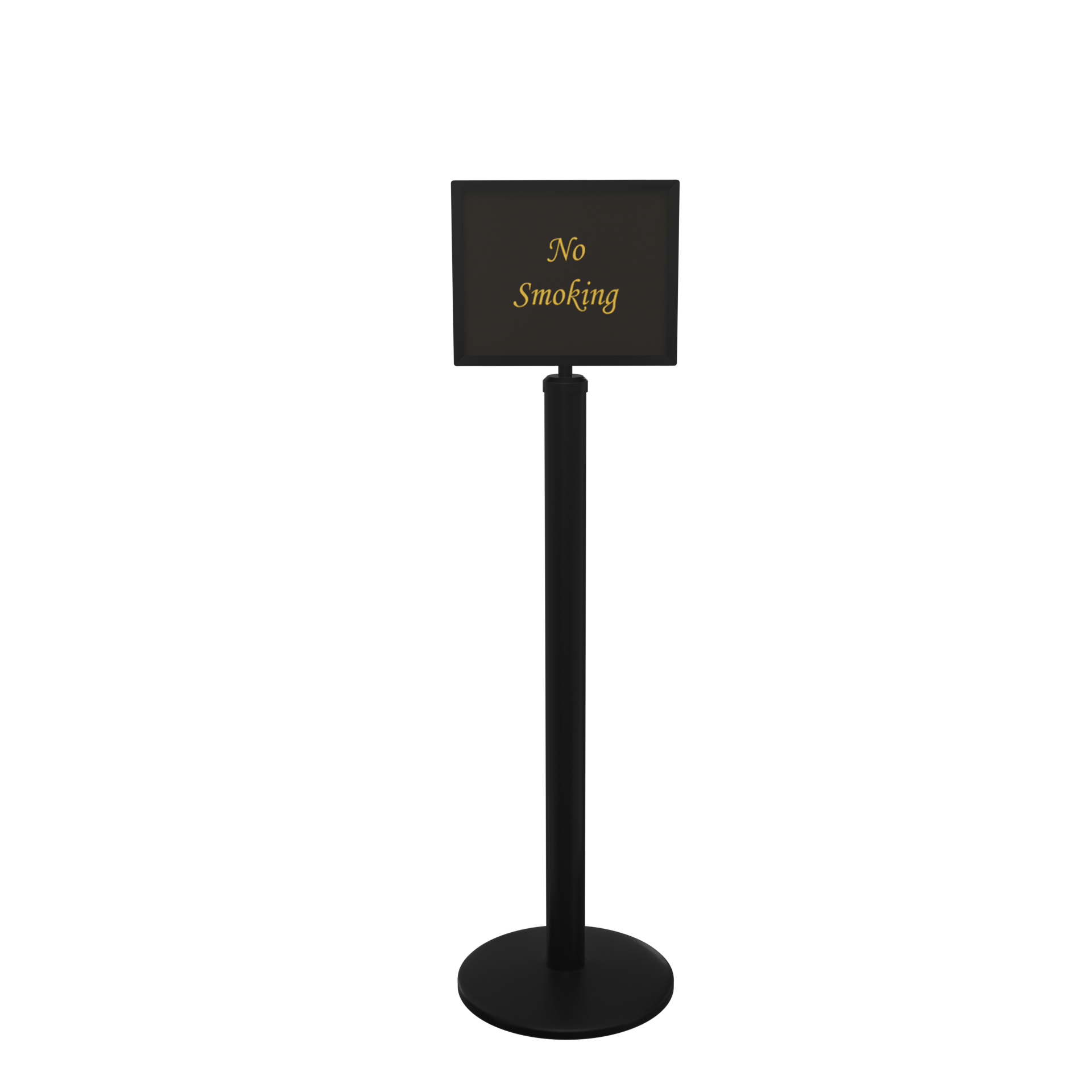 Black Sign Stand