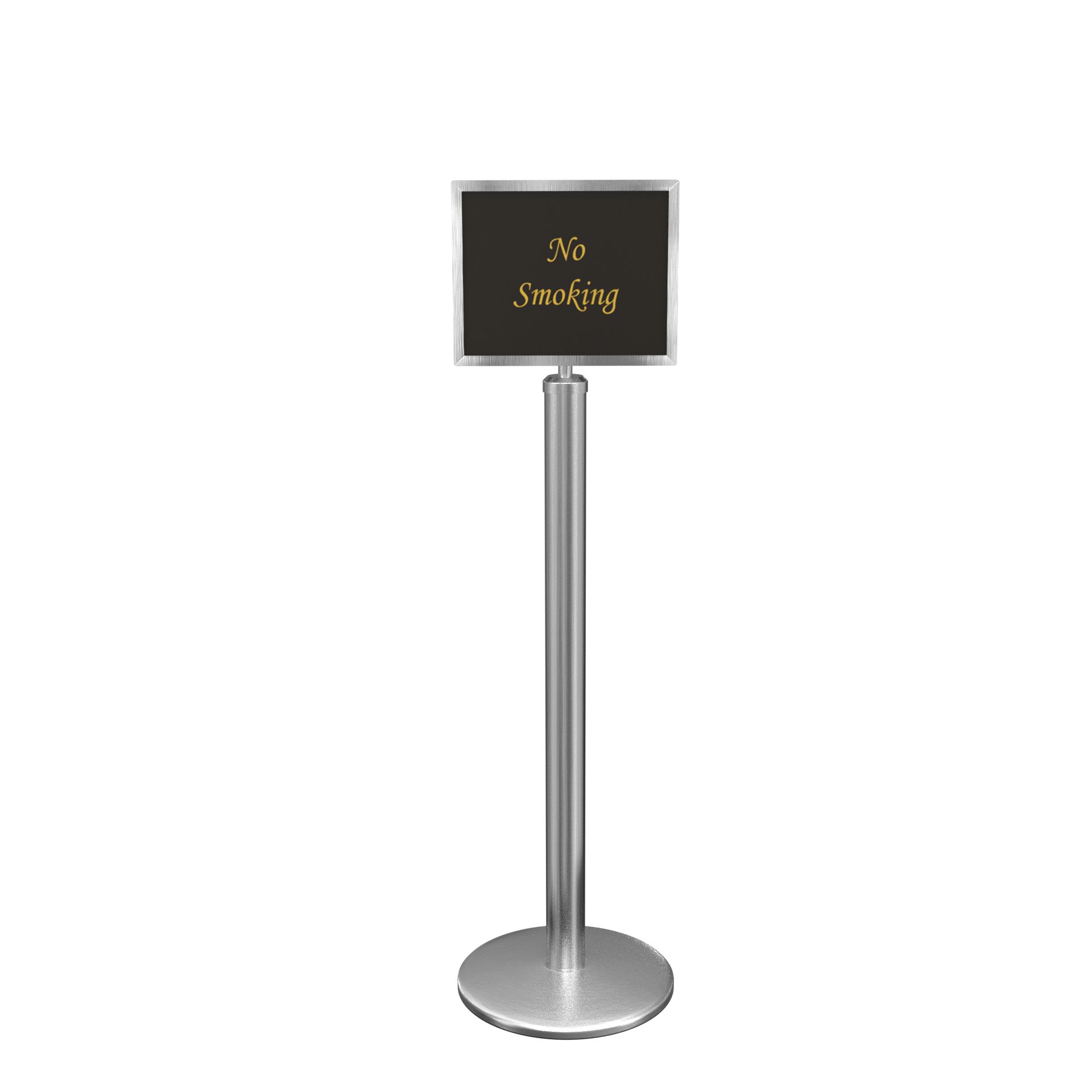 Satin Stainless Sign Stand