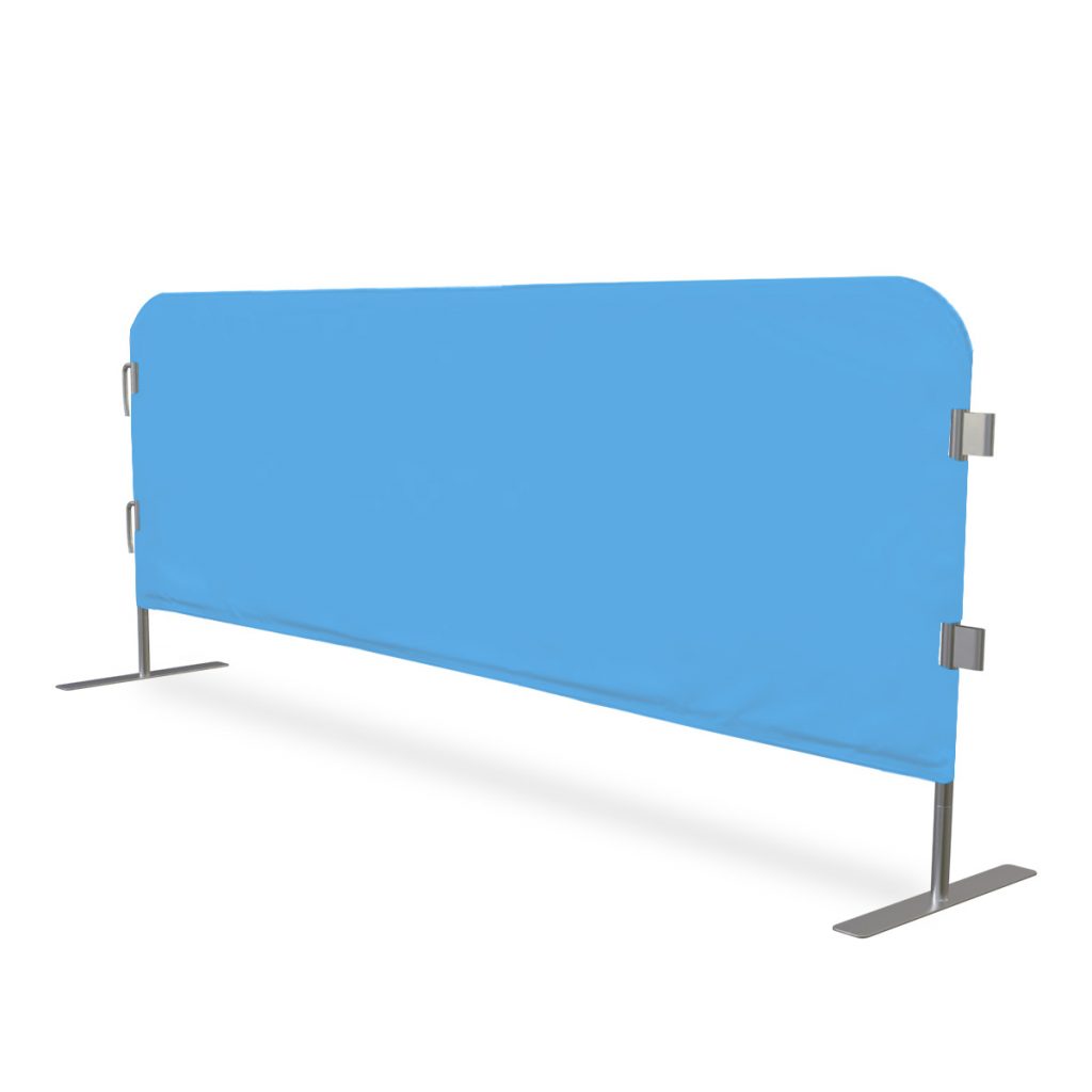 Marine Blue Barricade Jacket Crowd Control Barricade Cover Wholesale pink-golden-bollywood-costume-zai-fashion