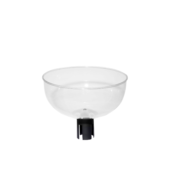 Merchandising bowl that sit on a stanchion