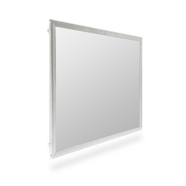White Sintra display panel