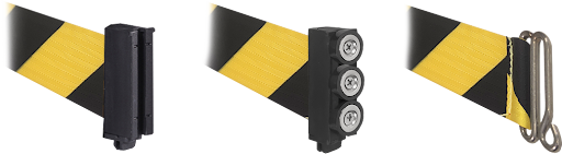 3 Belt End Options including Universal, Magnetic, And S-Clip Belt ends